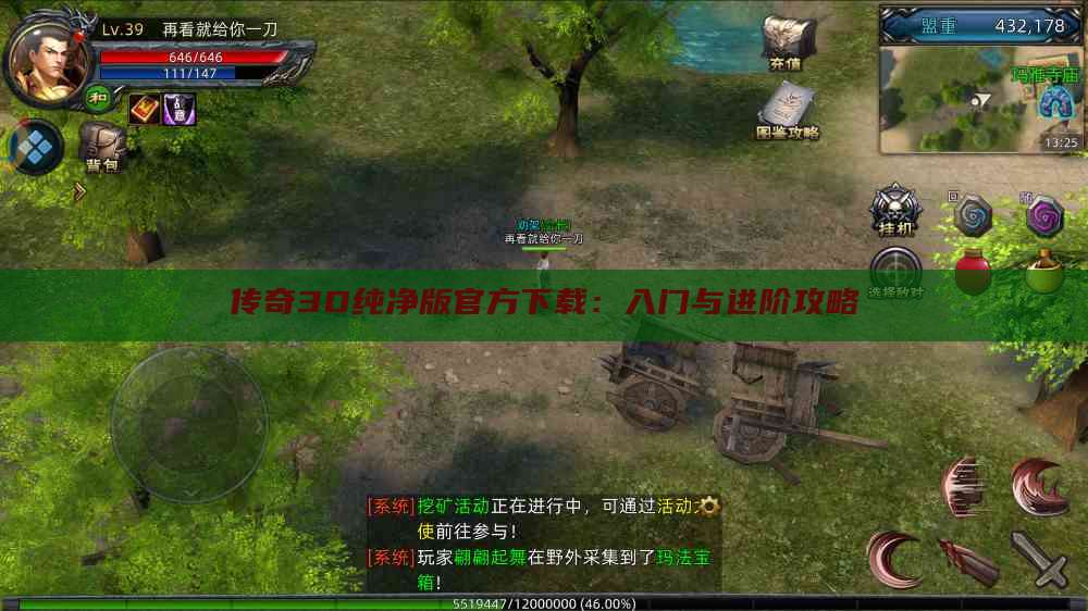 传奇3D纯净版官方下载：入门与进阶攻略