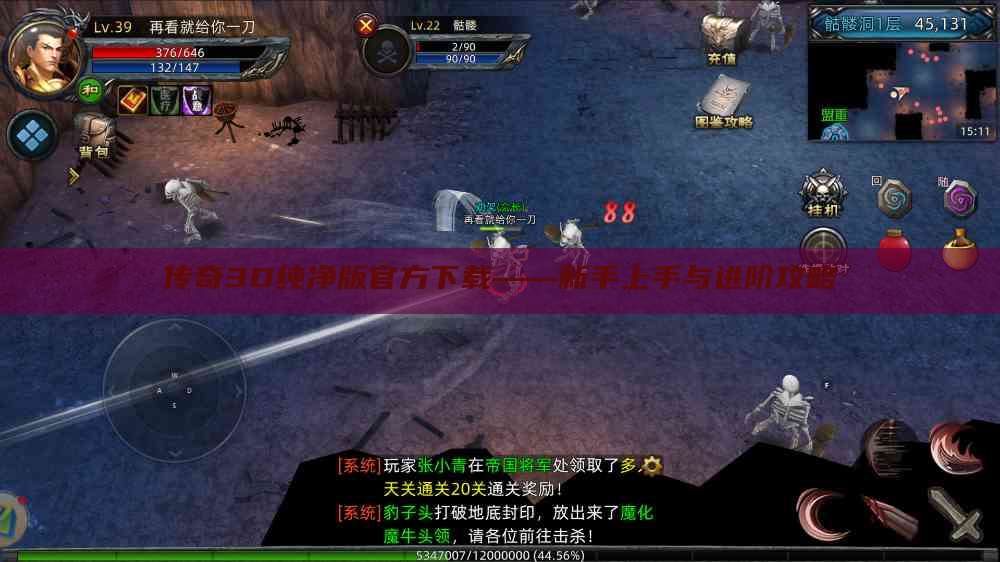 传奇3D纯净版官方下载——新手上手与进阶攻略