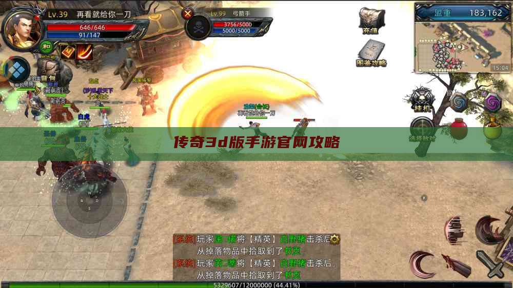 传奇3d版手游官网攻略