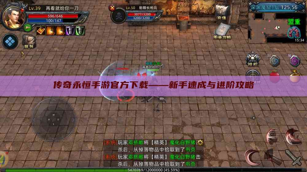 传奇永恒手游官方下载——新手速成与进阶攻略
