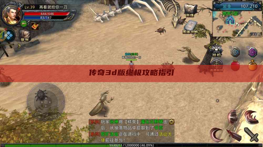 传奇3d版终极攻略指引
