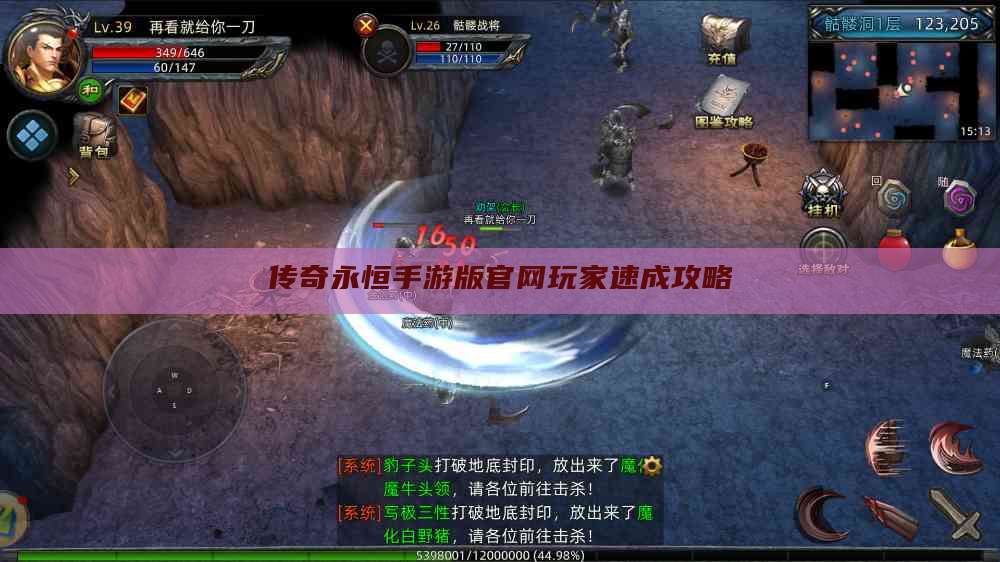 传奇永恒手游版官网玩家速成攻略