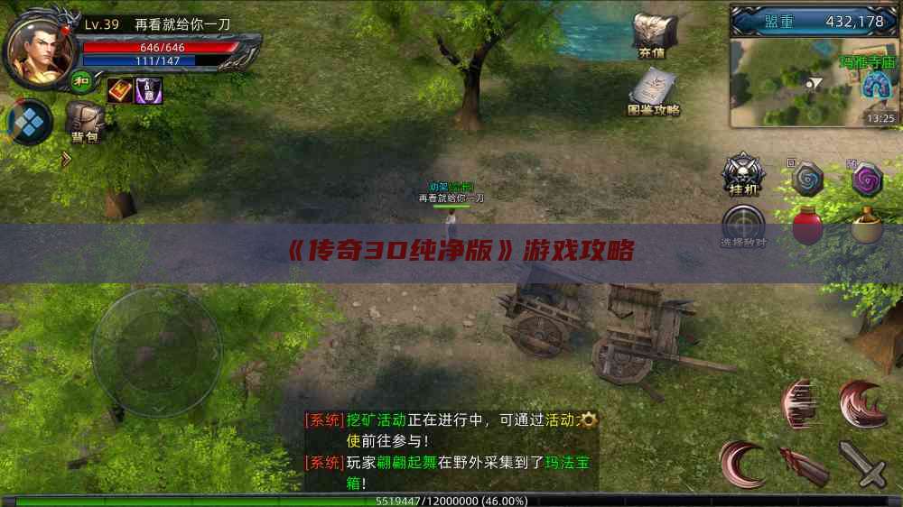 《传奇3D纯净版》游戏攻略