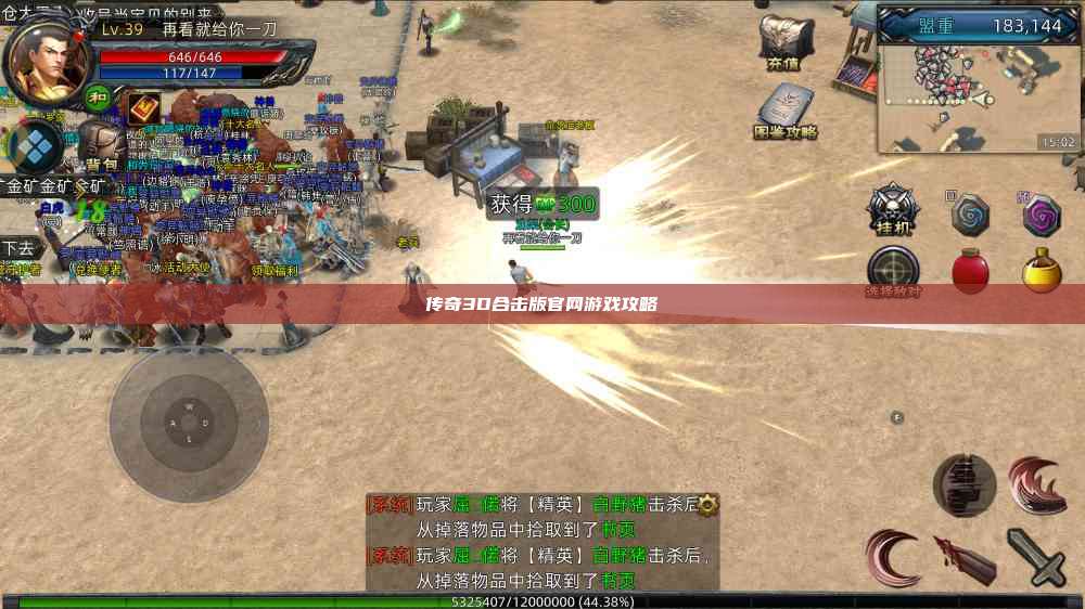 传奇3D合击版官网游戏攻略