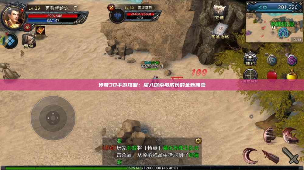 传奇3D手游攻略：深入探索与成长的全新体验