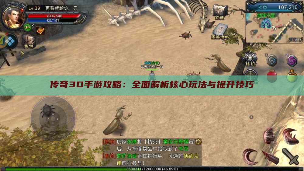 传奇3D手游攻略：全面解析核心玩法与提升技巧