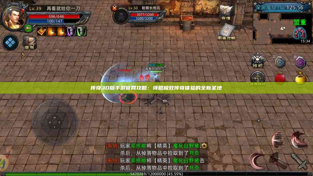 传奇3D版手游官网攻略：领略极致传奇体验的全新圣地