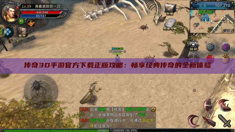 传奇3D手游官方下载正版攻略：畅享经典传奇的全新体验