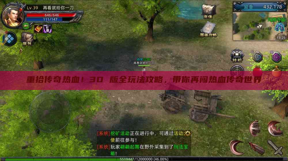 重拾传奇热血！3D 版全玩法攻略，带你再闯热血传奇世界