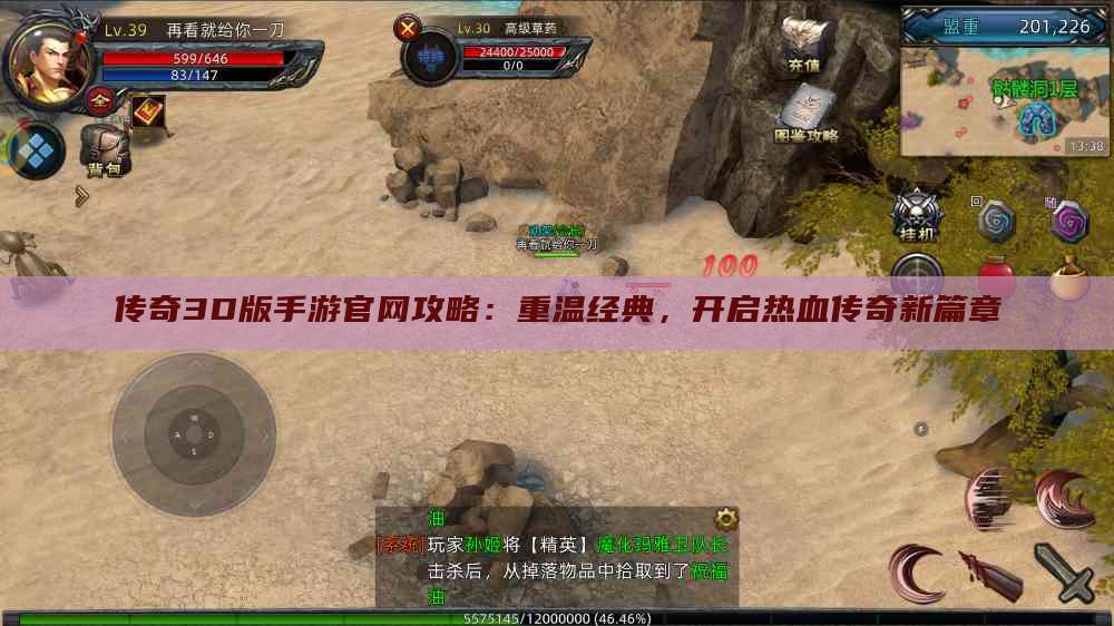 传奇3D版手游官网攻略：重温经典，开启热血传奇新篇章