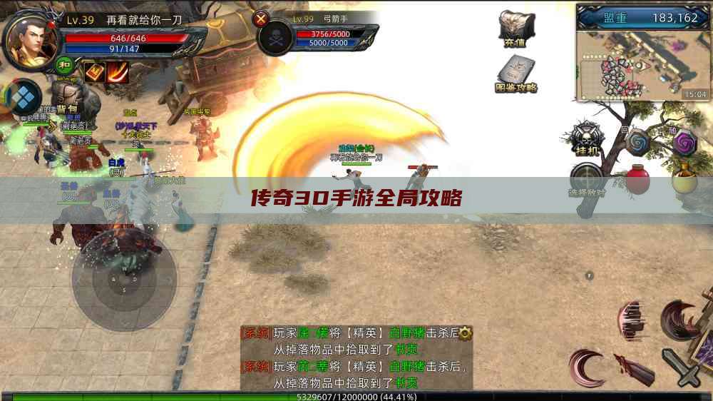 传奇3D手游全局攻略