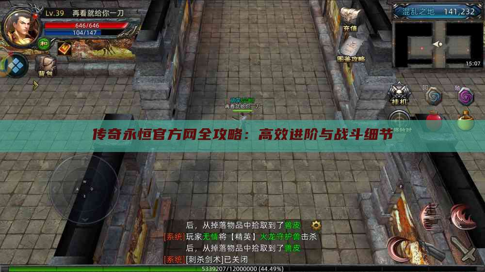 传奇永恒官方网全攻略:高效进阶与战斗细节