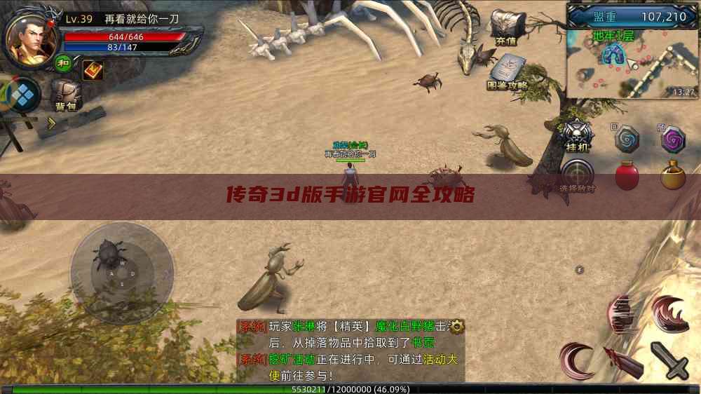 传奇3d版手游官网全攻略