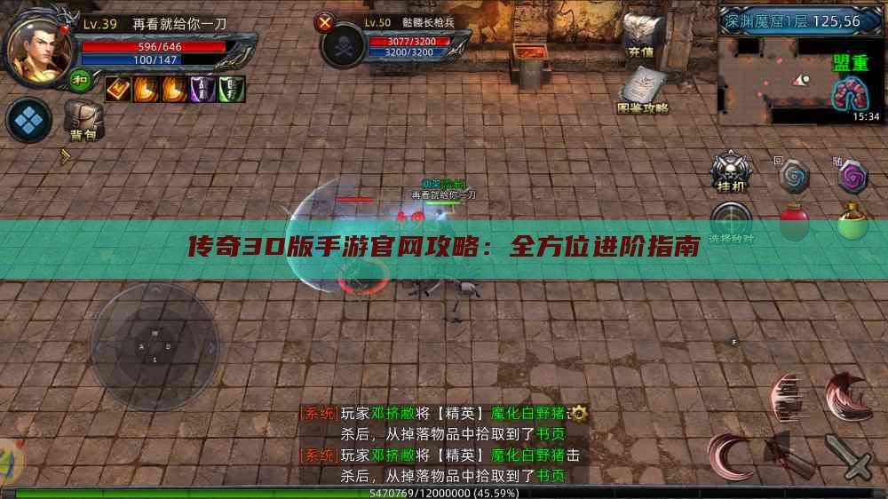 传奇3D版手游官网攻略：全方位进阶指南